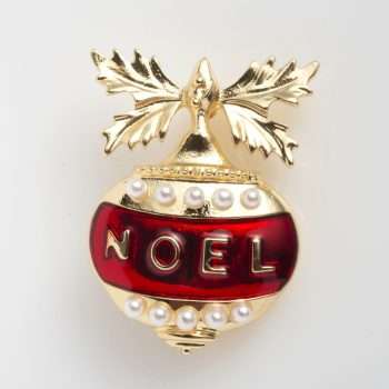 Καρφίτσα Χριστουγέννων Noel