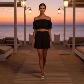 Vind BLACK CLASSIC PANTS Χειροποίητη φούστα