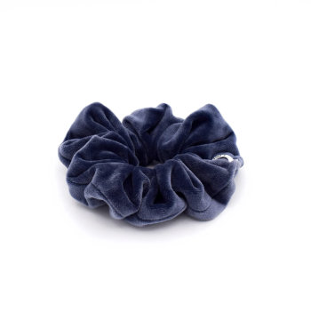 Βελούδινο Scrunchie | Velvet Scrunchie – Indigo