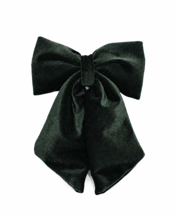 Βελούδινοι Φιόγκοι | Velvet Hair Bows – Green
