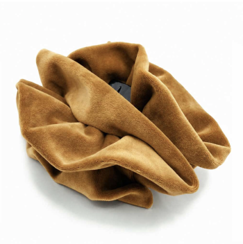 Βελούδινο Κλαμερ | Velvet Hair Claw Clip – Mustard